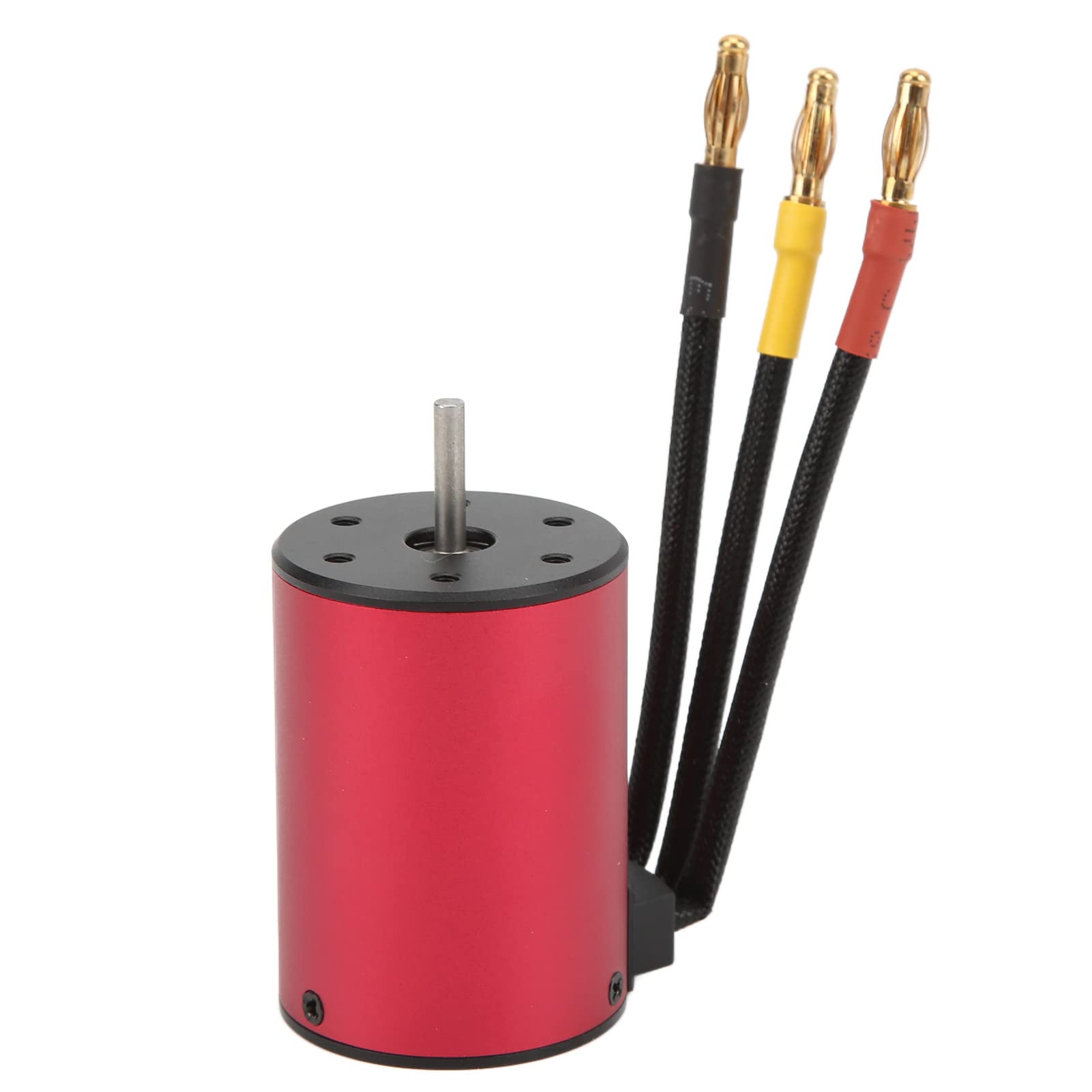 VGEBY RC Motor, 3650 2300KV Motor Wasserdichter 3.175mm Welle Brushless Motor mit 4mm Bananenstecker für 1/10 RC Auto Automodell Spielzeug