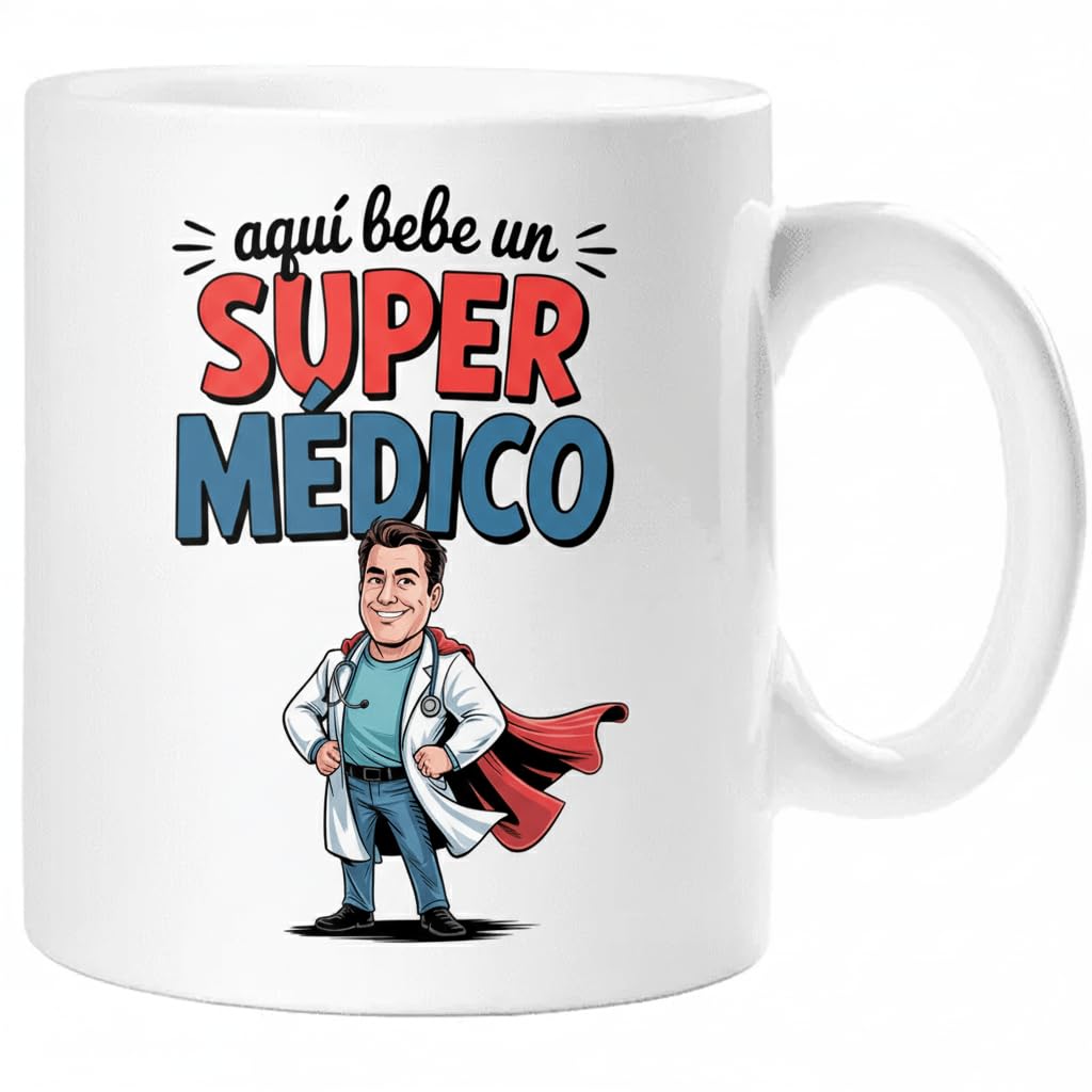 Taza SUPER POLICÍA – Regalo Original para POLICÍA | Taza de Cerámica 325ml con Diseño Superhéroe | Apta Microondas y Lavavajillas — view 12