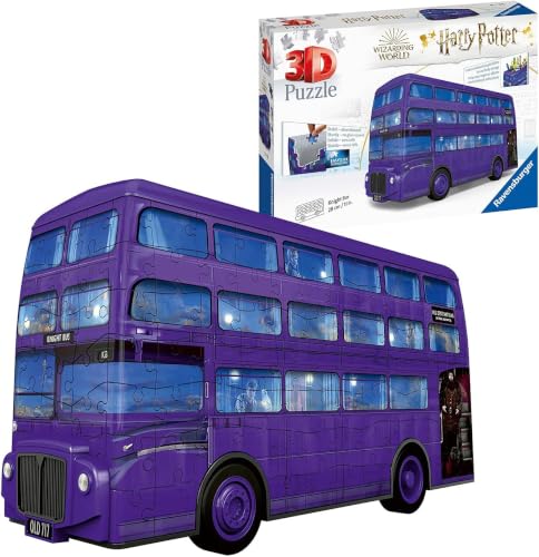 Ravensburger Harry Potter Gifts - Knight Bus 3D Jigsaw Puzzle for Kids Age 8 Years Up - 216 Pieces - No Glue Required