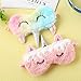 4 Pack Unicorn Sleeping Mask for Girls Soft Plush Blindfold Cute Unicorn Horn Panda Koala Sleep Masks Eye Cover Eyeshade for Kids Teens Women Plane Travel Nap Night Sleeping Multicolored