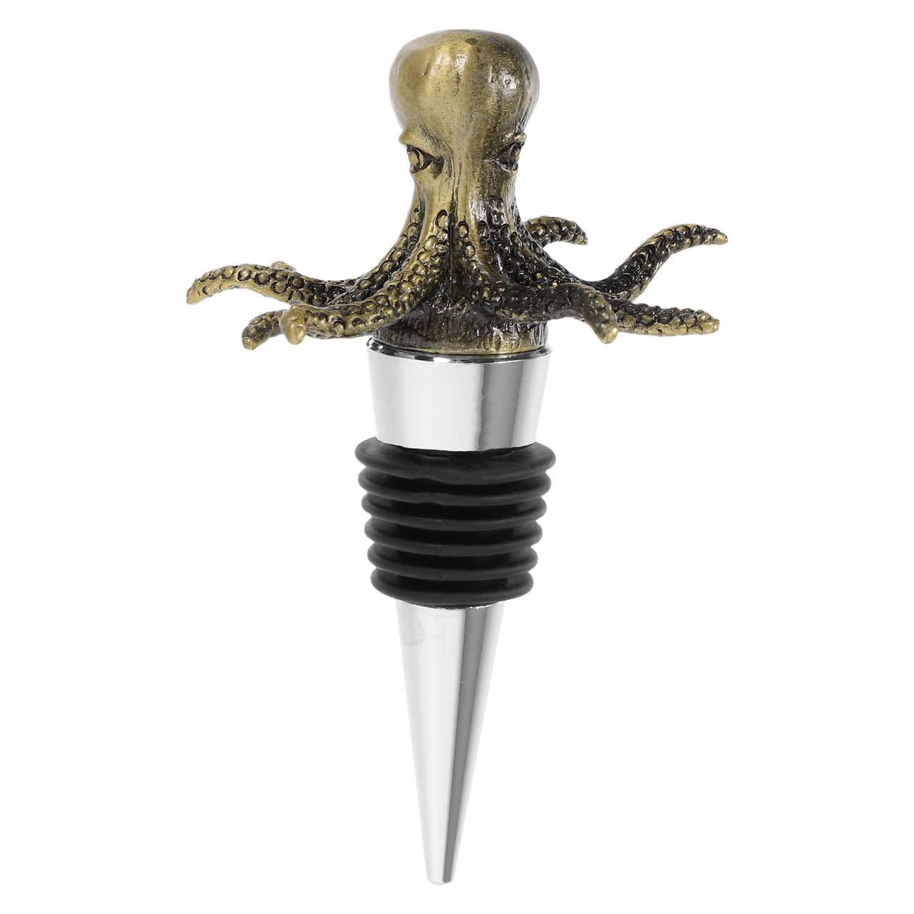 Tapón reutilizable de pulpo para botellas de vino y accesorios de conservación de bar
