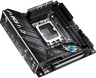 ASUS ROG Strix B660-I Gaming WiFi LGA 1700(Intel 12th Gen) Mini-ITX Gaming Motherboard(PCIe 5.0, 8+1 Power Stages, DDR5,WiFi 6,2.5 Gb LAN, 2xM.2 PCIe 4.0 NVMe SSD Support, USB 3.2 Gen 2x2 Type-C)