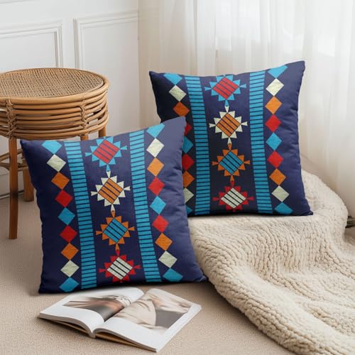 PAKAZA �N�b�V�����J�o�[ �g���C�o���͗l �����A�[�g�̗v�f �􉽊w�͗l �G�X�j�b�N 45×45cm 2���Z�b�g �G�L�]�`�b�N ����A�[�g �`���͗l ���_���A�[�g �� ������ �|�p ���g�� ������� �N���X�}�X �M�t�g ���̓� ��̓� �C���e���A ��