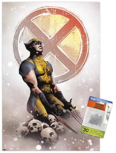 Póster de Wolverine de Marvel Comics ideal para decorar salas de juegos y estudios