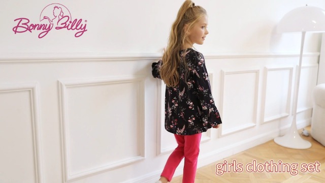 Completo Bambina Bonny Billy - Top Manica Lunga Floreale + Leggings - Foto 11