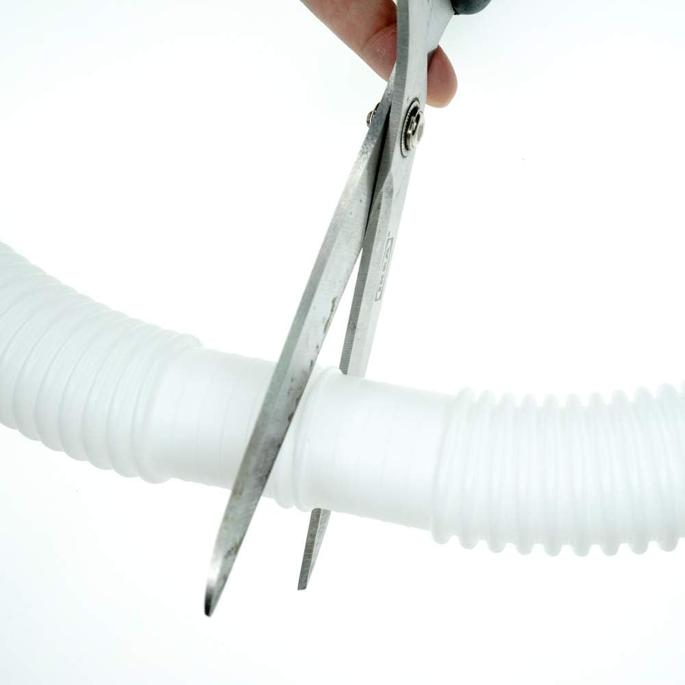 FUGKUOM Replacement Hose for Above Ground Pools,Swimming Pool Replacement Hose 1.25" Diameter for Models 330 GPH, 530 GPH, and 1,000 GPH,59" Long Filter Pump Hose (2)