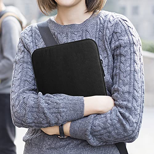 Image of MoKo 7-8 Inch Tablet Sleeve Bag, Polyester Pouch Cover Case Slim Design | Fits iPad Mini (A17 Pro) 8.3 inch 2024, iPad Mini 6 /5 /4 /3 /2 /1, Samsung Galaxy Tab S2 8.0, Tab A 8.0, ZenPad Z8s 7.9, Black