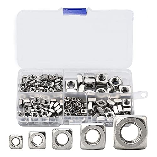 Écrous carrés M3 M4 M5 M6 M8 pour rails de guidage et montage d'imprimante 3D