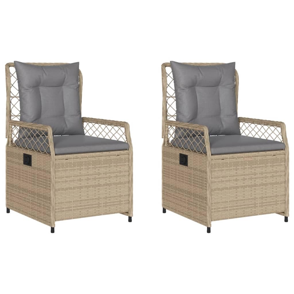 Chaise de jardin réglable en rotin pour soulager le dos sur votre terrasse ou balcon