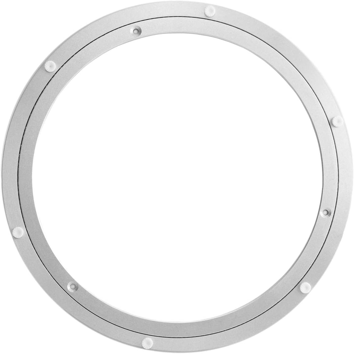 Heavy Duty Aluminium Rotating Lazy Susan Turntable Kitchen Base Turn Dining Table Round Rolling Display Rack Rotary Bearing Swivel Plate for Heavy Loads (4 inch)