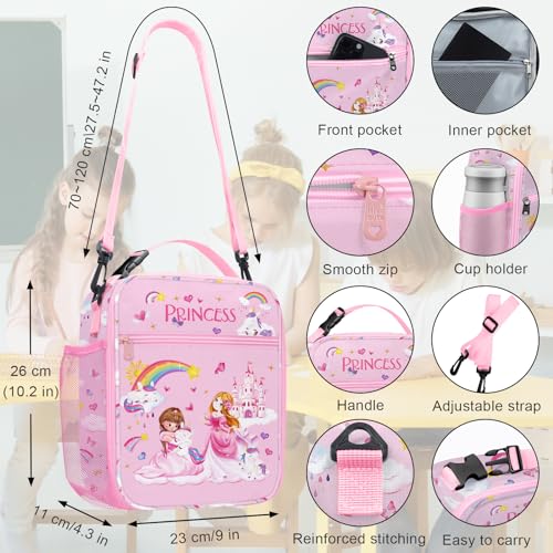 Sac isotherme enfant à motif princesse – Image 5