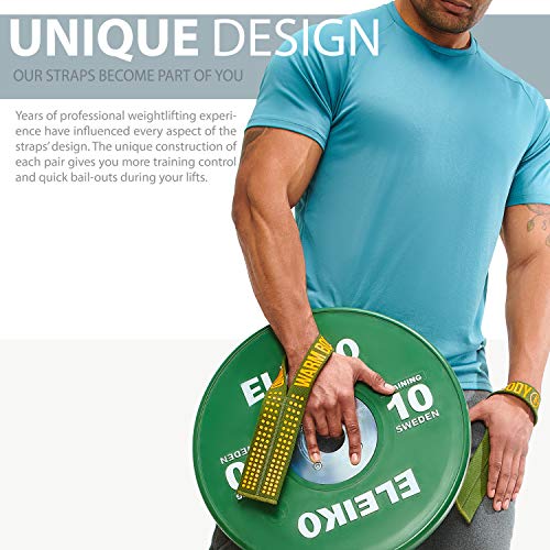 Image of WARM BODY COLD MIND V1 Lifting Wrist Straps for Olympic Weightlifting - Rated at 660 lb - Hand Wraps for Powerlifting, Weight Lifting, Bodybuilding Functional /Cross Training, Deadlift Gym Bar, Cotton