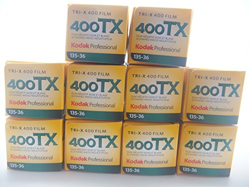 Amazon Crazy 🔥 Deals Kodak Tri-x400 135-36 36mm Black and White Film - 10 Pack