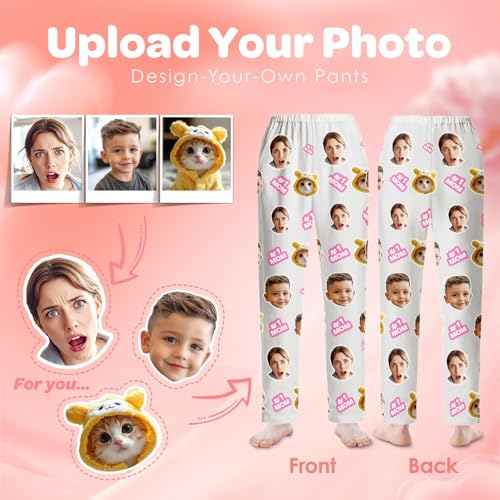 Halloween Pajamas Women Men Personalized Pajama Pants With Photo Face Custom Pj Bottoms Funny Sleepwear4