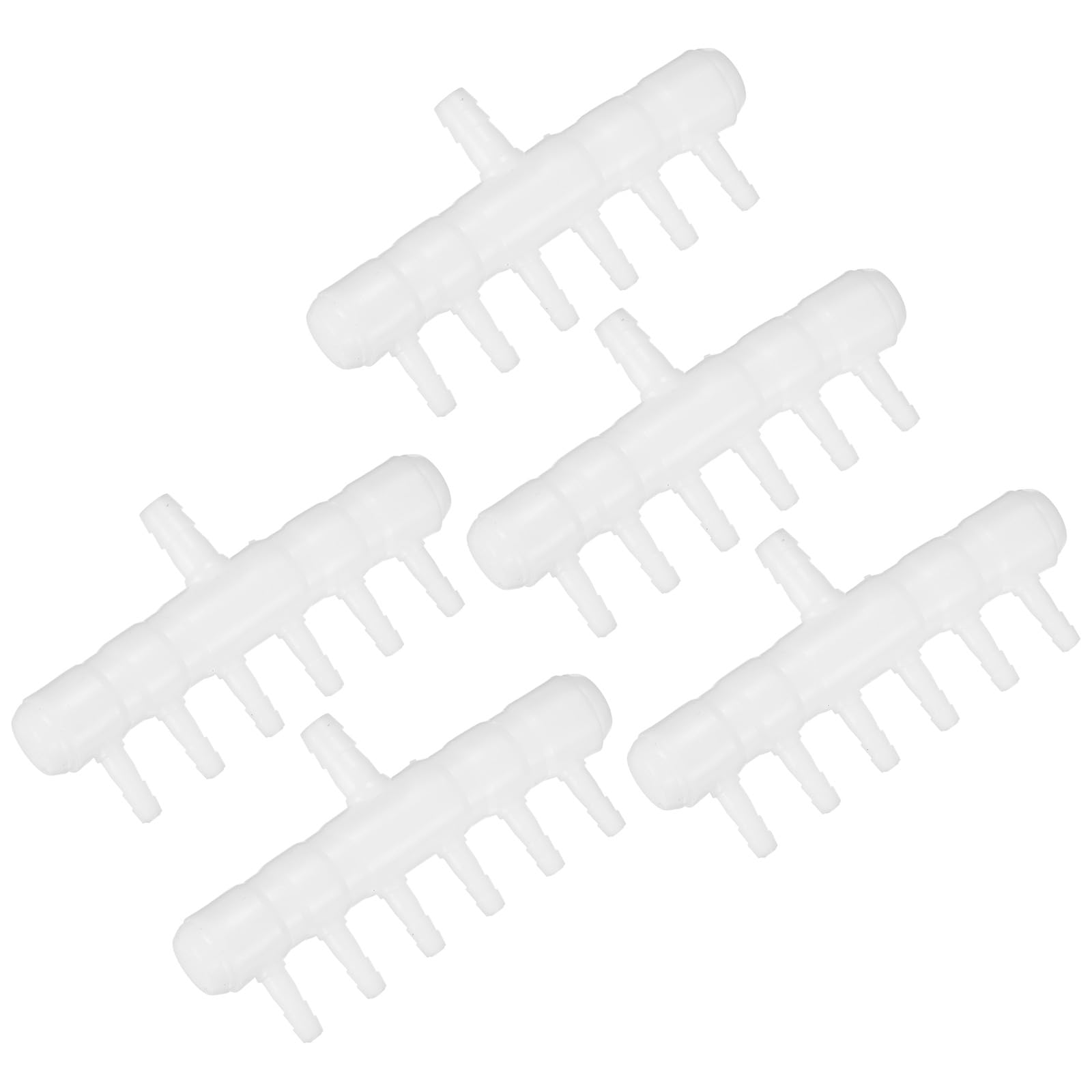 M METERXITY 5-Pack Aquarium Air Valve 8mm to 4mm 6-Ways