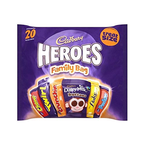 Cadbury Familia Héroes Treatsize 20 Paquetes De 278G - Paquete de 6
