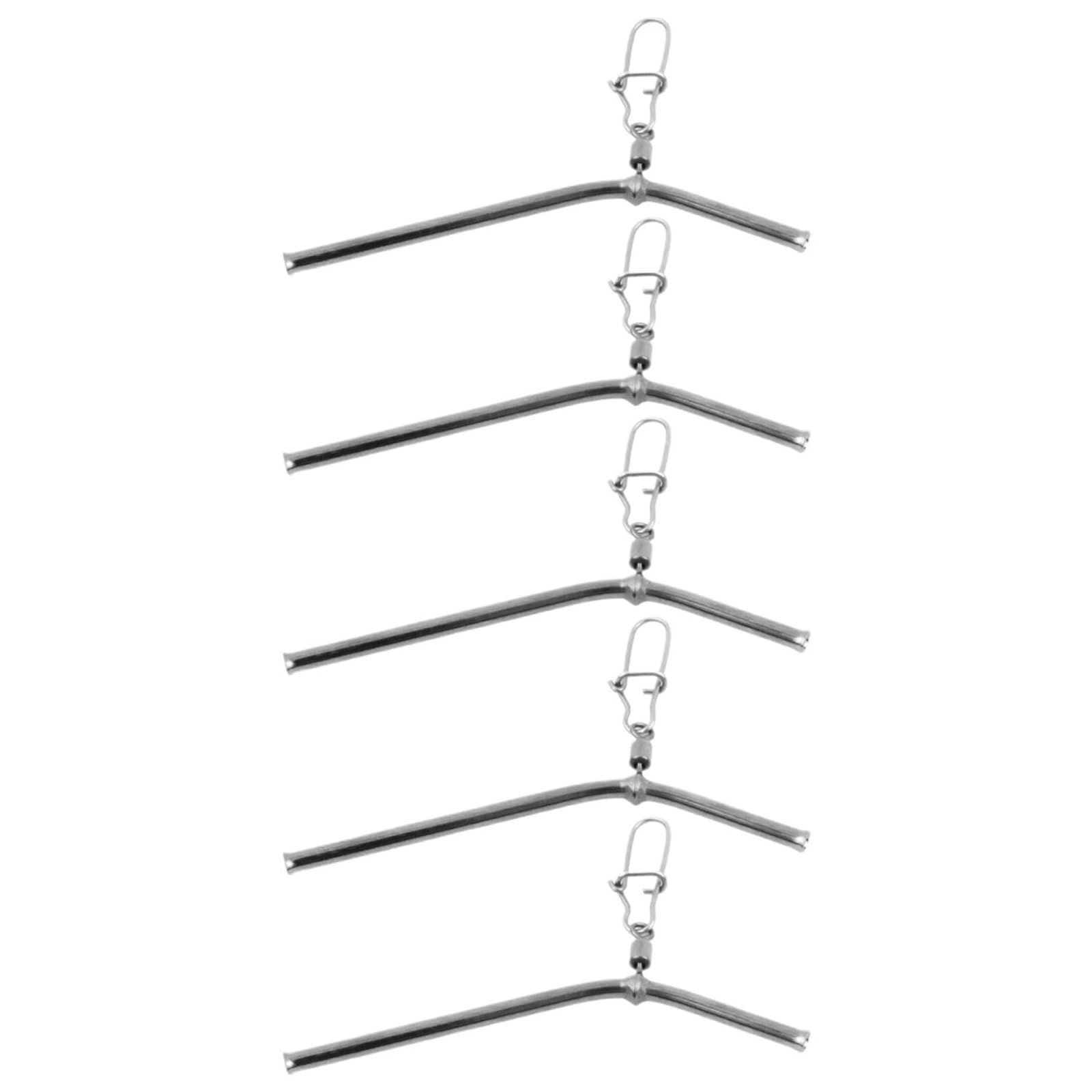50 Piezas de mm/70 mm/90 mm, Tubo latón Estilo pequeño, Aparejos Pesca, alimentador antienredos, Conector Equilibrio, Accesorios for Peces para la Pesca