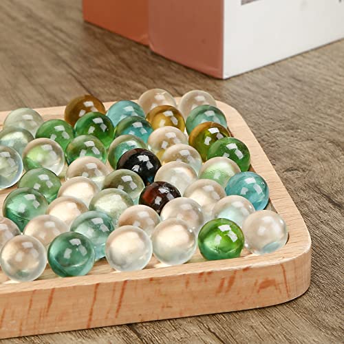 Poplay 50 Pcs Beautiful Player Marbles Bulk For Marble Games,Multiple Colors(1 Whistle For Free) #TOP6