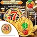 Original Double Sided Lucky Coin - Good Luck Charm Coin with Horseshoe, Four Leaf Clover, Ladybug and Lucky Number 7 Design - Poker Card Guard Gift for Good Luck, Prosperity and Success