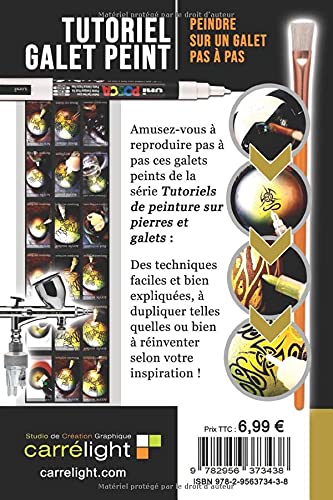 Peinture sur galet pas à pas - 2: Tutoriels galets peints, peinture sur pierre