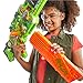 Nerf Zombie Corrupter Dart Blaster, 22 Nerf Elite Darts, 18 Dart Clip, Dart Storage, Bolt Action, Outdoor Games, Ages 8+