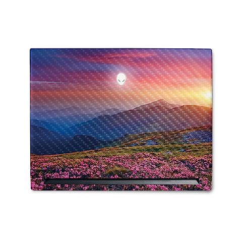 Image of MightySkins Carbon Fiber Skin Compatible With Alienware M18 R1 (2023) Full Wrap Kit - Field Of Color | Protective Durable Textured Carbon Fiber Finish | Easy To Apply & Change Styles | Made in the USA