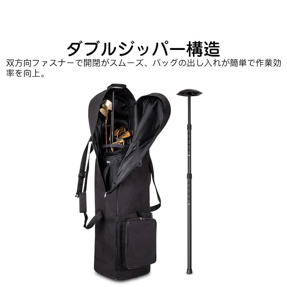 Amazon | NEUROVEX ゴルフバッグカバー キャスター付き トラベルカバー