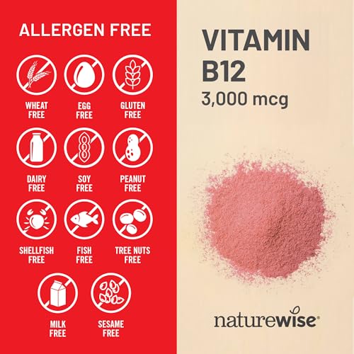 NatureWise Vitamin B12 3000 mcg - Extra Strength - Supplement for Supporting Energy Levels, Mental Clarity, Nervous System Health - Easy-to-Swallow, Soy and Gluten-Free, Non-GMO - 60 Softgels - image 6