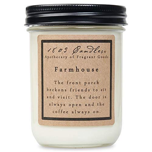 1803 Candles - Scented Soy Jar Candle - Farmhouse Scent