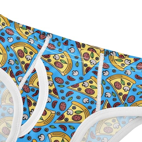 Cotton Little Boys Briefs Soft Pizza Toddler Underwear4