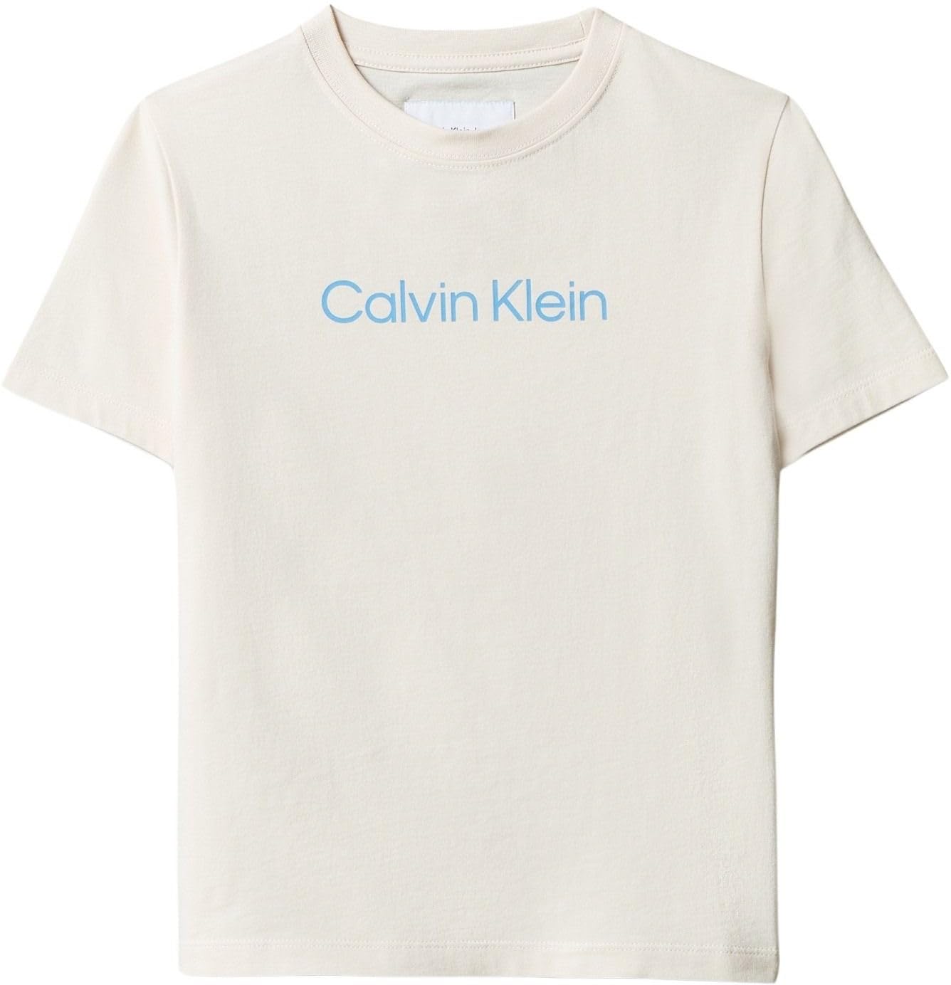 Calvin Klein Inst. Logo SS T-Shirt Lv1cksja29 Maglietta S/S Unisex - Bambini e Ragazzi