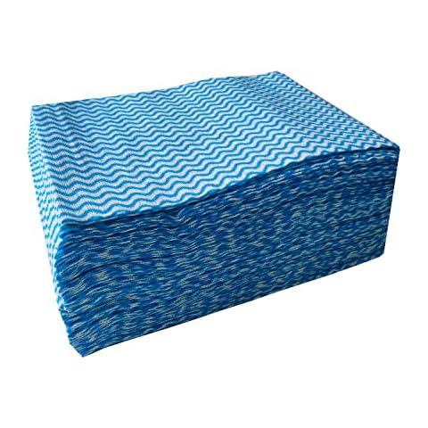 JINYUDOME Reusable J Cloths , Durable Dry Handi Wipes, Kitchen Dish Cloth , Ideal For General Cleaning Around House, Blue Cleaning Cloths 60 Pcs Cover