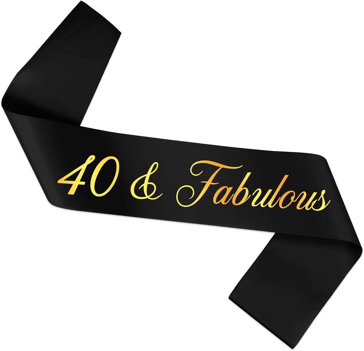 Feliz Cumpleaños Sash Happy Birthday Sash For Women Men Spanish Carnival Mexico Theme Birthday Party Decoration Supplies (Black-Gold)