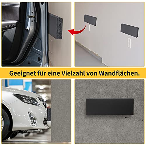 4er Set Garagen Wandschutz Selbstklebend Autotür Wandschutz 3cm Extra Dicker Auto Schutz Garage Türkantenschutz für Ihr Auto,Garagenwand und Parkplatz