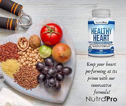 NutraPro Healthy Heart - Heart Health Supplements. Artery Cleanse & Protect. Supports Healthy Cholesterol and Triglyceride. GMP Certified image 2 of 8 B07CT1KCY8