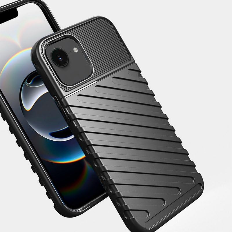 Cool iPhone 16e Case, Thunder, Black