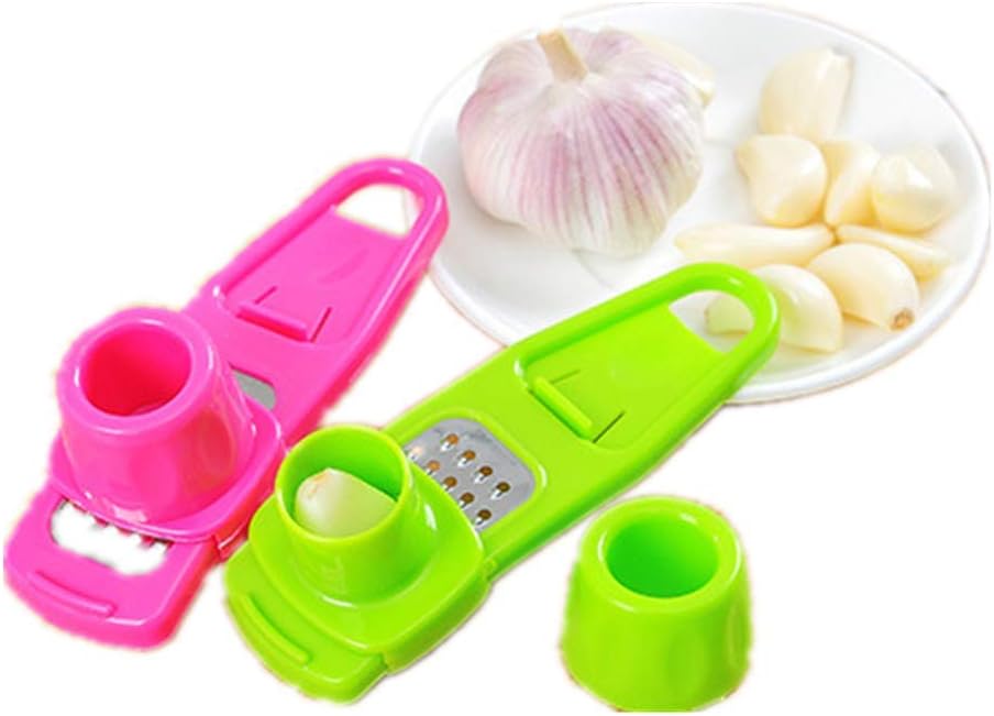 SAYGOGO Two packs garlic grater，Kitchen tools, home grinding garlic, garlic, creative multi-purpose grinding ginger, garlic, garlic press