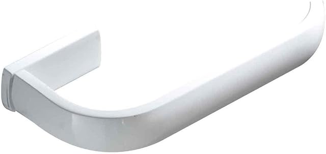 Aothpher Toilet Roll Holder Wall Mounted Brass Tissue Holder for Bathroom White Toilet Paper Holder