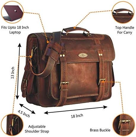 Amazon.com: Vintage Leather Laptop Bags 
