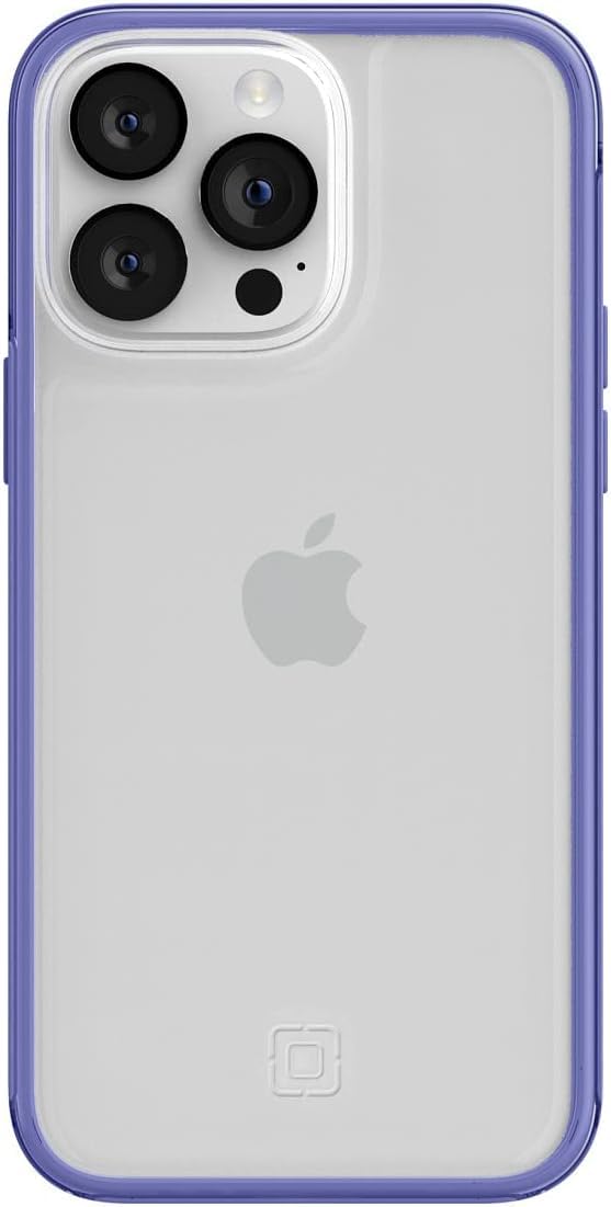 Incipio Organicore Clear Series Case for iPhone 14 Pro Max, 100% Certified Compostable with 14 ft (4.3m) Drop Protection - Lavender Violet/Clear (IPH-2047-LDVTC)