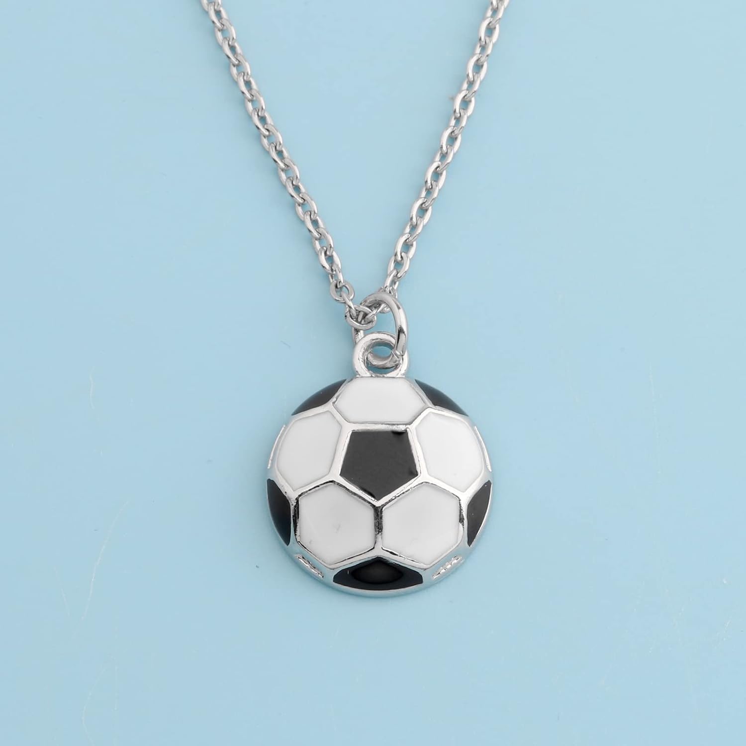 FUSTMW Soccer Necklace Soccer Player Gifts Soccer Ball Necklace Pendant Jewelry Gifts for Soccer Lovers Soccer Team Gift - Image 6