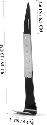 Miniatura 5 de Herramientas de raspador de corteza multiusos Herramienta de descortezado, herramientas de mano, tallado de troncos, carpintería, herramienta de