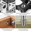 NACX #10-24 Helicoil Wire Inner Thread Inserts, 1.5D Coiled Wire Helical Screws, 304 Stainless Steel, 100Pcs