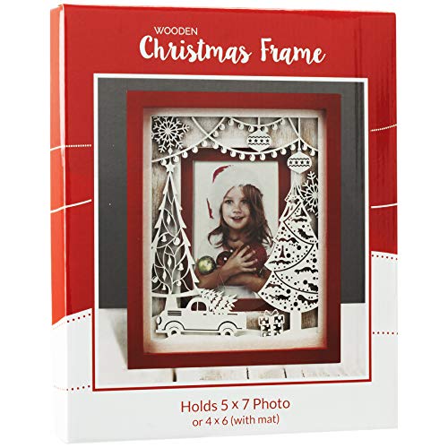 Fine Photo Gifts Christmas Tree Wood Laser Cut Picture Frame #TOP2