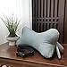 Neck & Cervical Pillows Dog Bone Shaped Travel Neck Pillows With Washable Removable Cover Have Loops On Either End For Car Bus Truck Driving Comfort Head Rest Support Neck Chiropractic Pillow ( Color