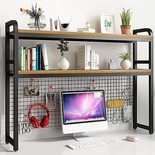 DIY Bookshelf Black Metal & Wood Desk Storage Rack Couches Étagère Livre Office Display Stand Stylish Grid Design for Home Office Use