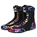 Willsky Herren Boxenstiefel Hocke Gewichtheben Indoor Fitness Schuhe Flachpuffer Atmungsaktive Teenager Gymnastikneurschuhe,Lila,38 EU
