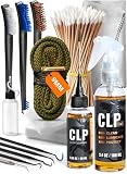 9mm Gun Cleaning Kit with Oil and Cleaner 5 Oz Gun Oil Spray & Needle Oiler - 3' Gun Cleaning...