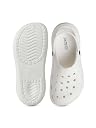 Khadim's 3121131 Stylish Lightweight Flexible Durable Soft Cushioned Outdoor Slip-On-Slingback Sandals | Floaters for Men White gallery image