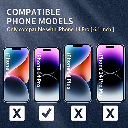 Image of NISHTECH for iPhone 14 pro (6.1 Inches) Premium Transparent Hybrid Soft Slim Dust Proof Back Case Cover with Camera Protection